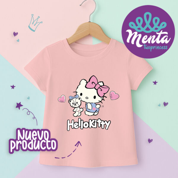 Camiseta Hello Kitty (osito) - Imagen 2